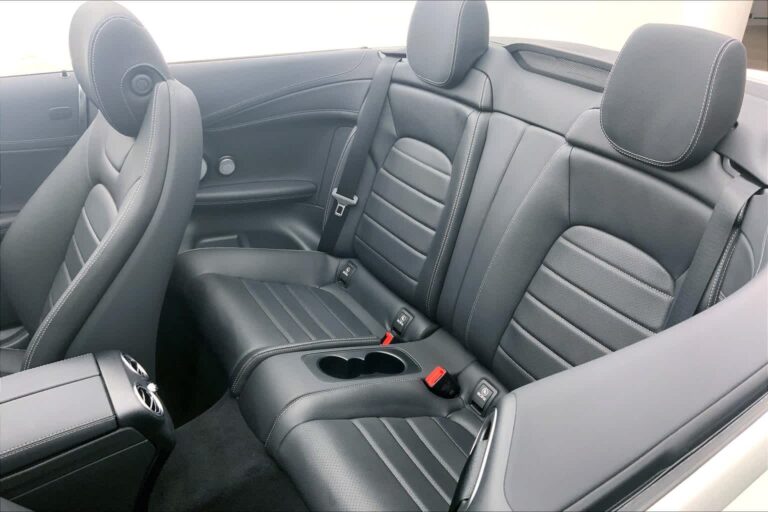 Mercedes C-Class Cabriolet Rear Seats