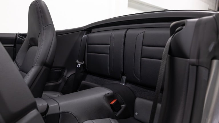 Porsche 911 Carrera S Cabriolet back seats
