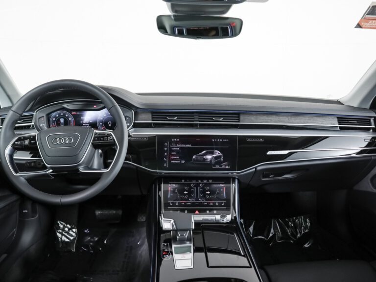 Audi A8 Inside car driver's view