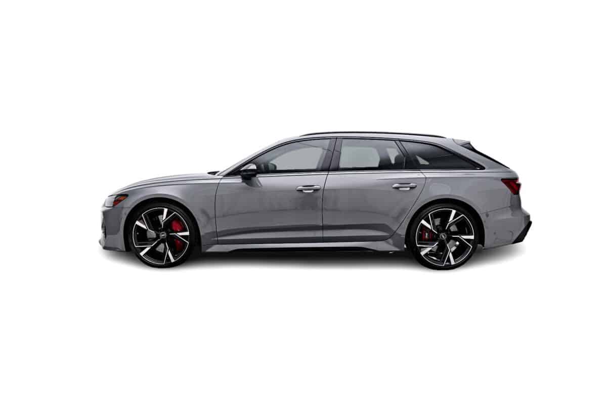 Grey Audi RS6 Side view