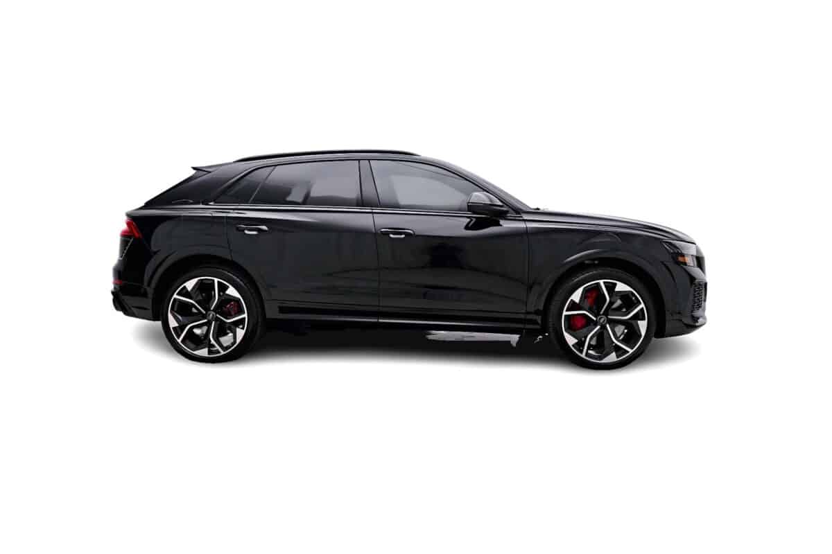 Black Audi RSQ8 Side view