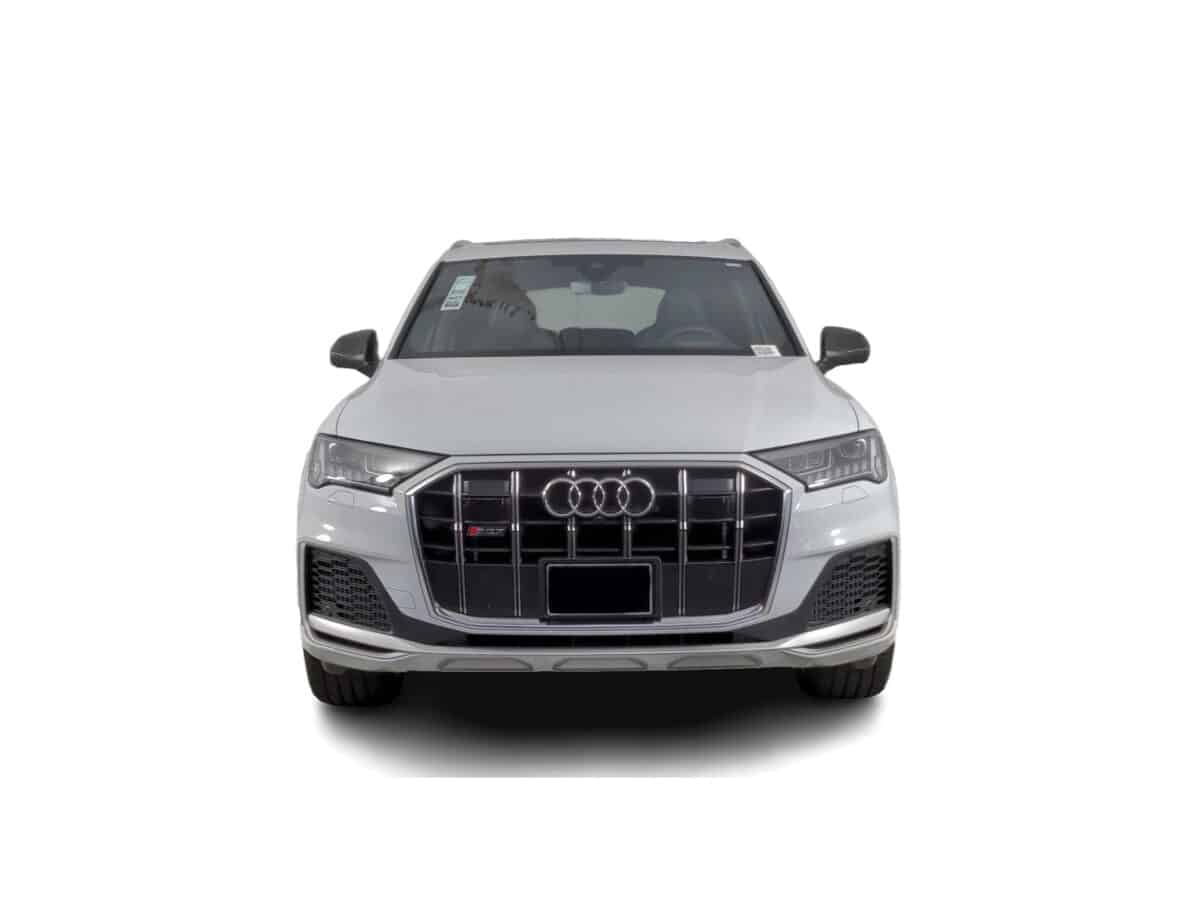 White Audi SQ7 Front view