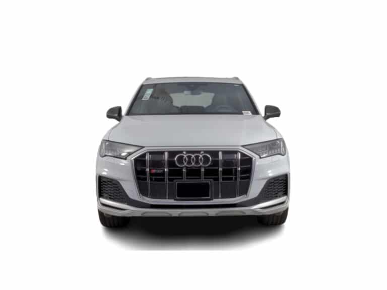 White Audi SQ7 Front view