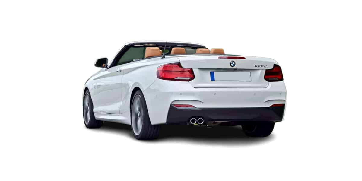 BMW 2 Series Cabriolet Rear view