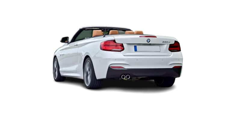 BMW 2 Series Cabriolet Rear view