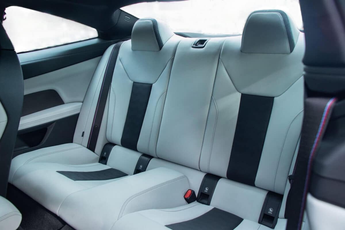 BMW M4 Back seats