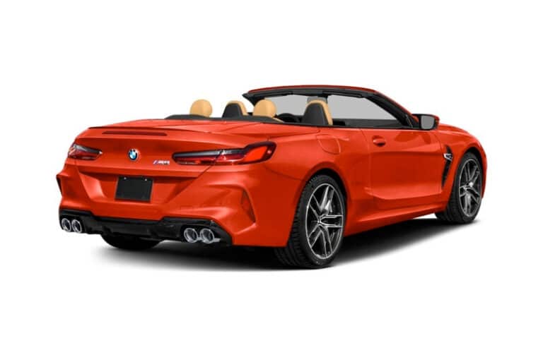 BMW M8 Cabriolet Rear Side view