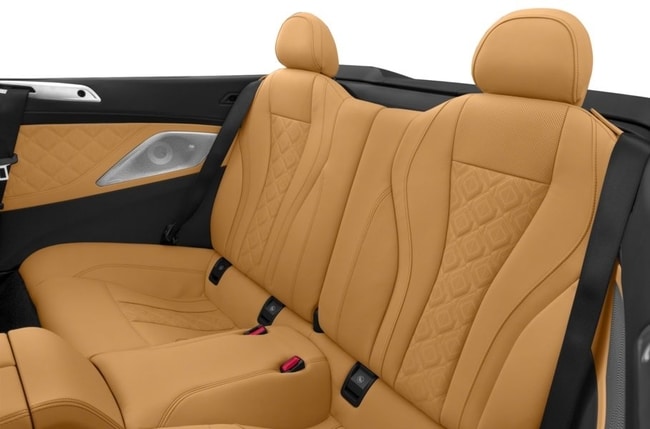 BMW M8 Cabriolet Back seats