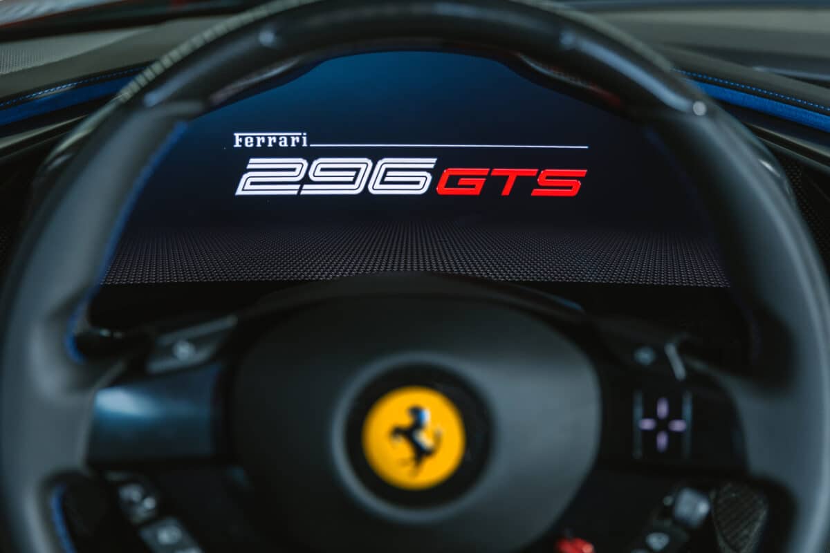 Ferrari 296 GTS Driving wheel