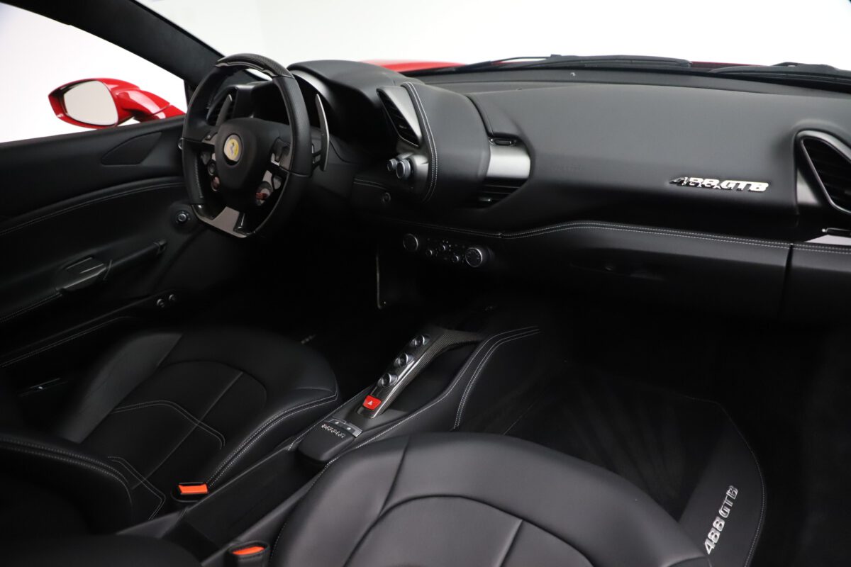 Ferrari 488 GTB Driving cockpit