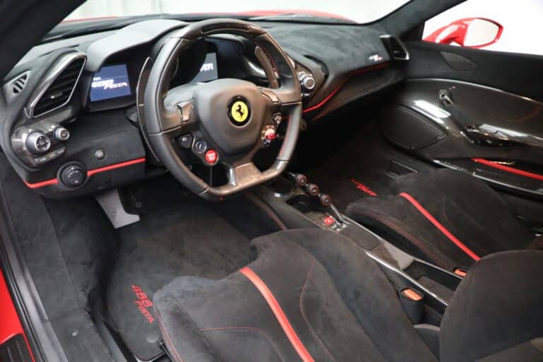 Ferrari 488 Pista Driving cockpit