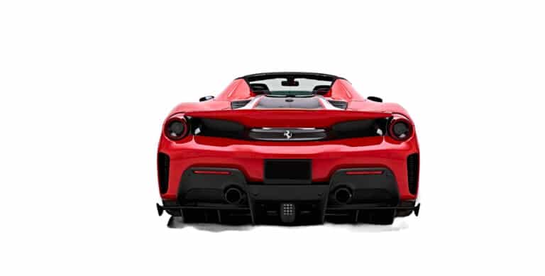 Ferrari 488 Pista Spider Rear view