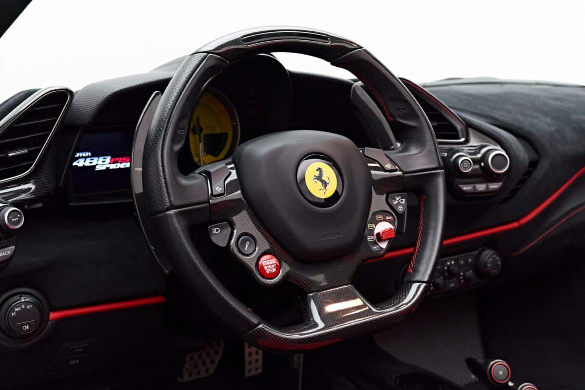 Ferrari 488 Pista Spider Driving wheel