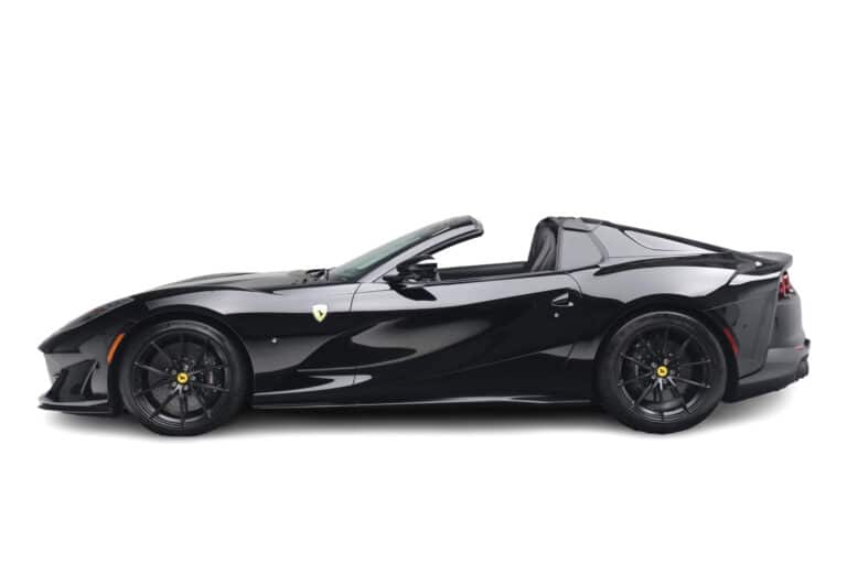 Black Ferrari 812 GTS Side view