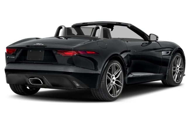 Jaguar F-Type Convertible Half side view