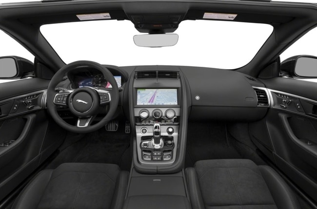 Jaguar F-Type Convertible Driving cockpit