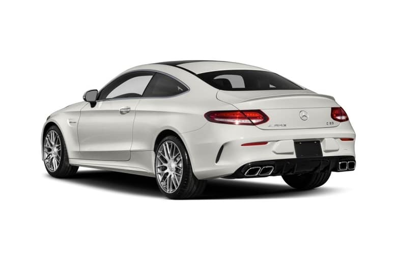 Mercedes C63 AMG Half side rear view