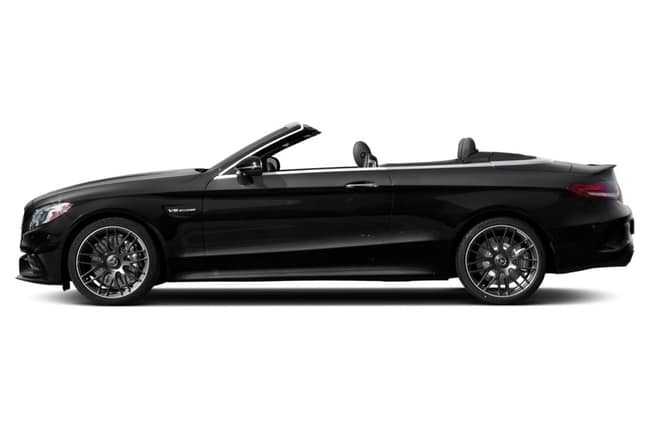 Mercedes C63 AMG Cabriolet Side view