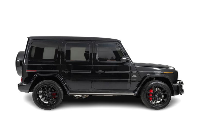 Black Mercedes G63 AMG Side view