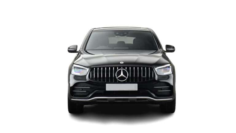 Black Mercedes GLC Front view