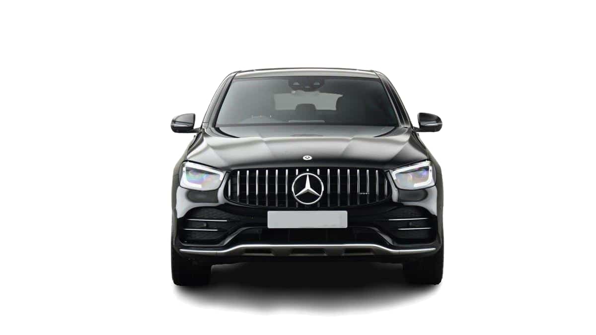 Black Mercedes GLC Front view