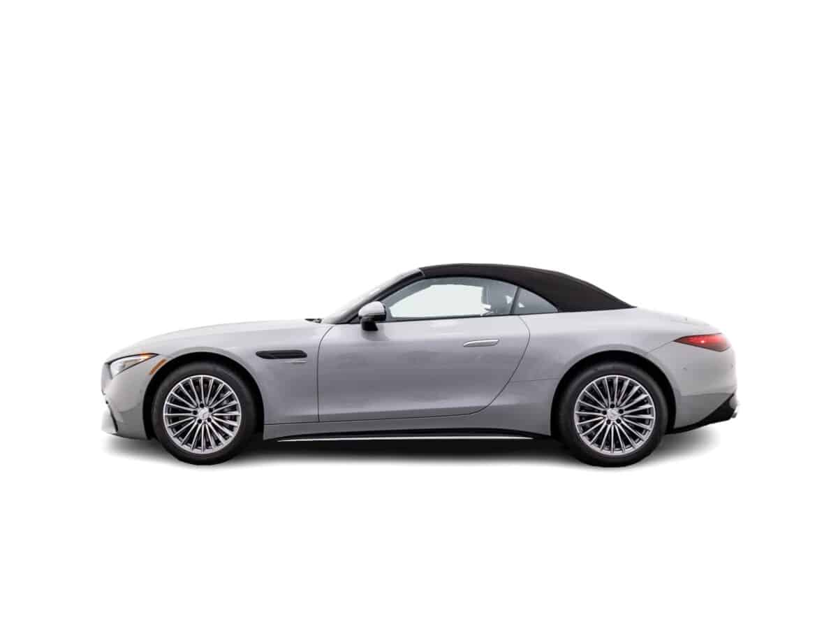 Mercedes SLC Closed top view from side