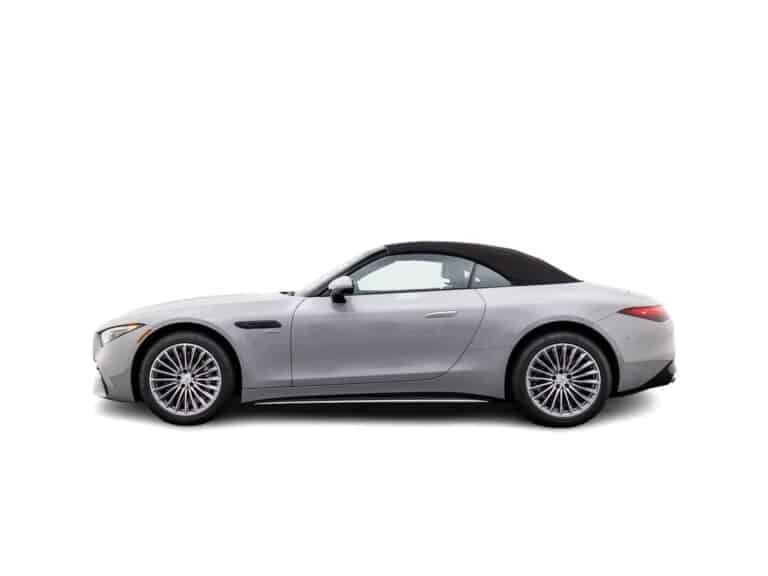 Mercedes SLC Closed top view from side