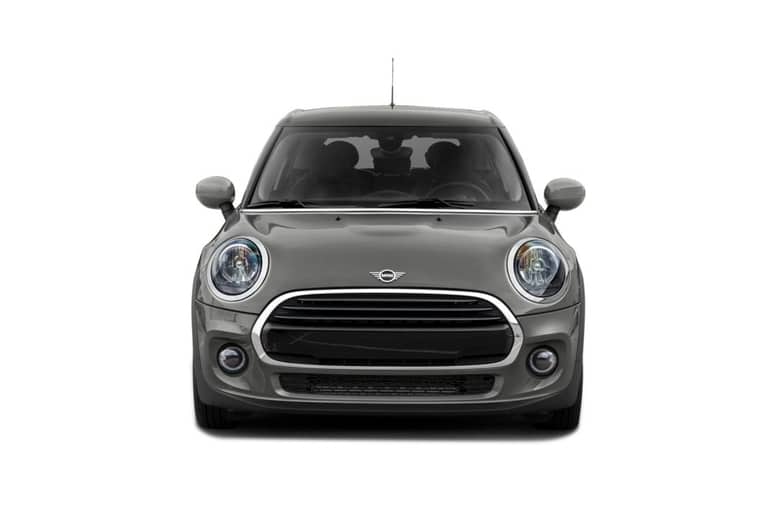 Grey Mini Cooper Front view