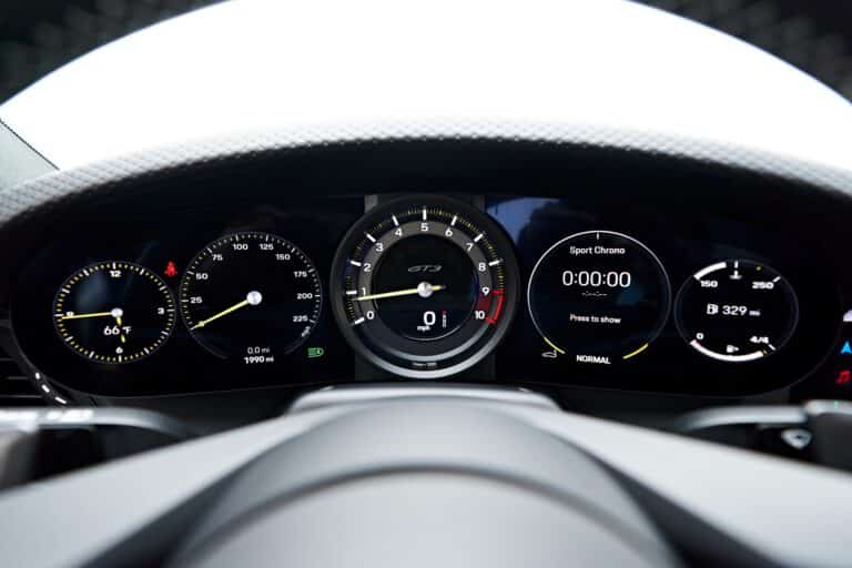 Porsche 911 GT3 Odometer