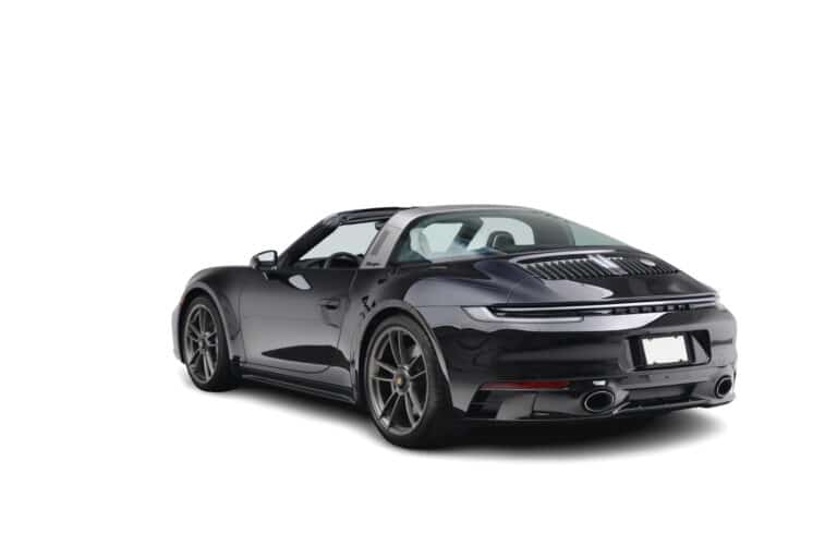 Porsche 911 Targa Half side rear view