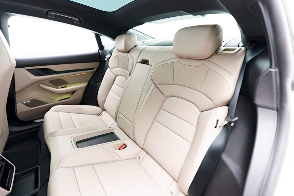 Porsche Taycan Rear seats