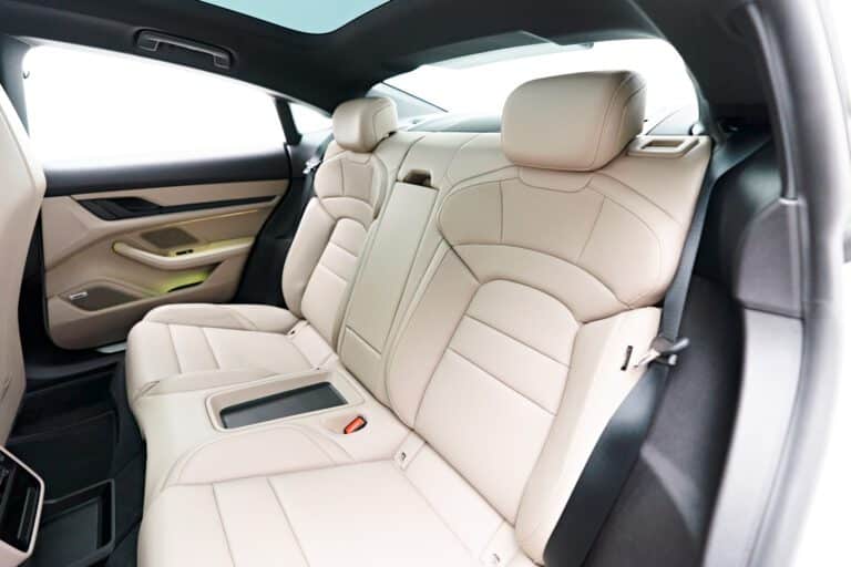 Porsche Taycan Rear seats