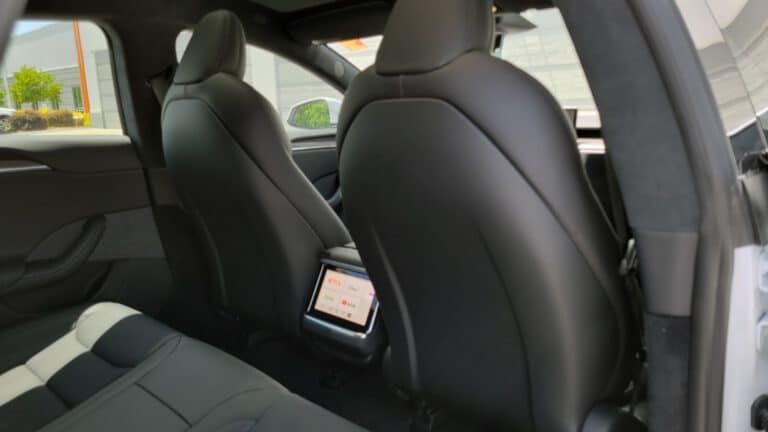 Tesla Model S Interior view