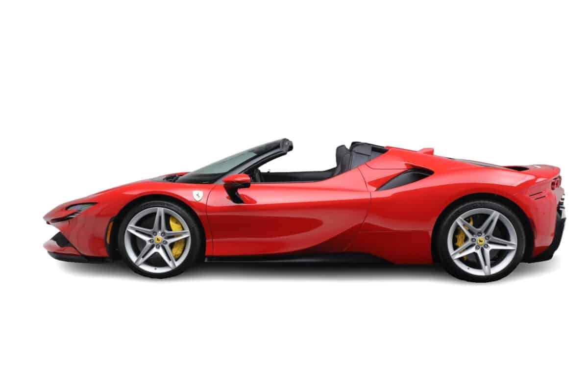 Ferrari SF90 Spider side view